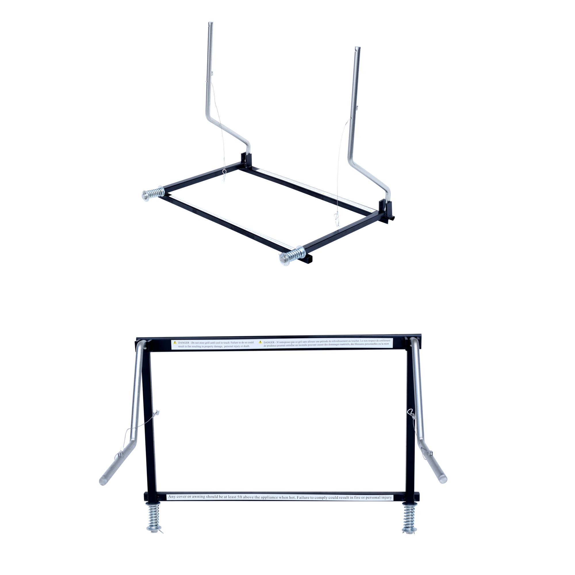 Flame King, Trailer Mounting Rack for Flame King Griddle, Shelves (qty.) 0 Material Steel, Model# YSNGRD-BRKT